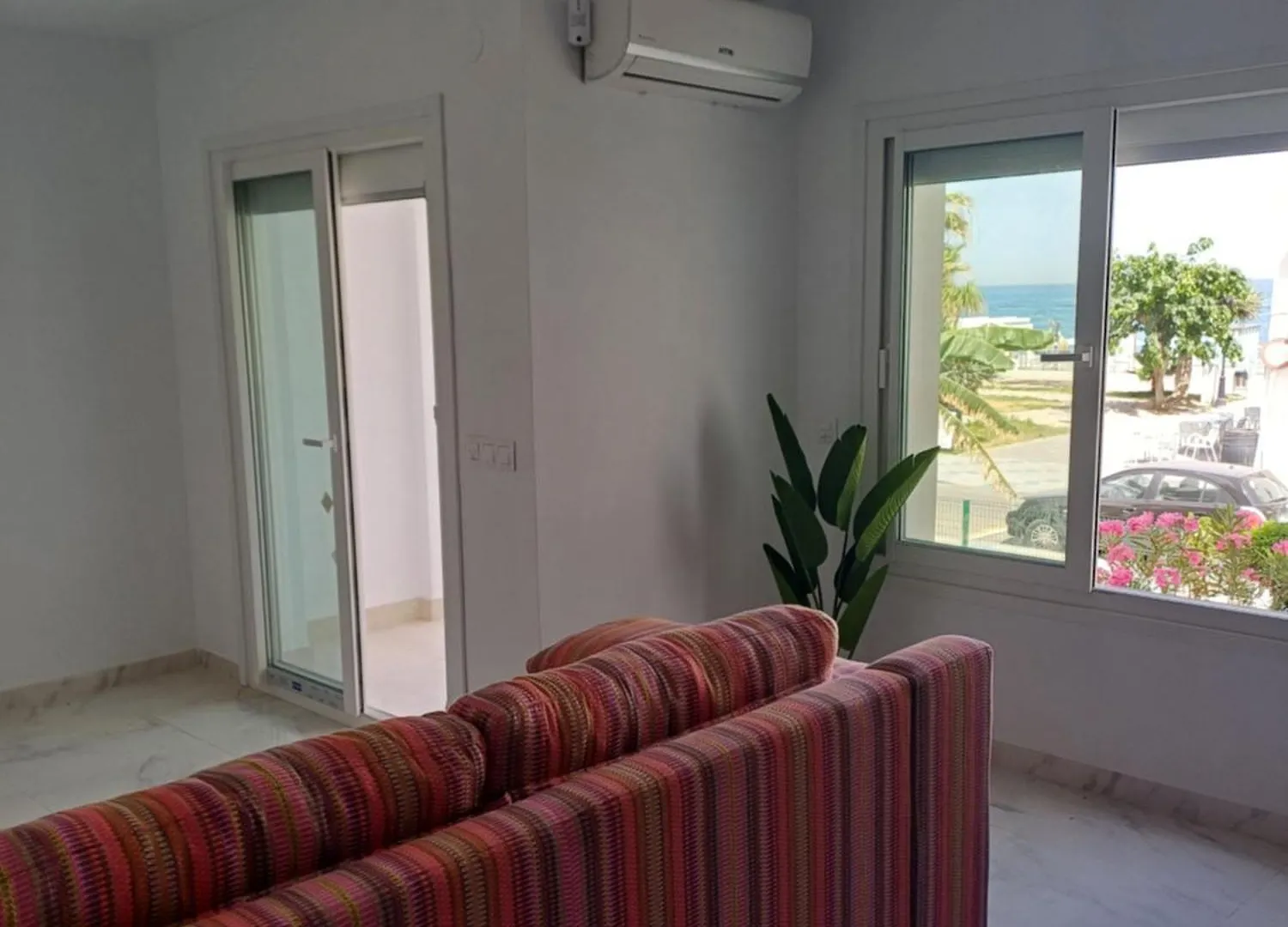 Beautiful Beachfront Newly Renovated 2 Bedroom Apartment With Swimming Pool And Garden San Luis de Sabinillas